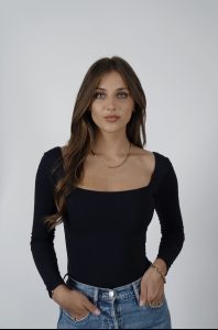 Portrait of a person on a white background