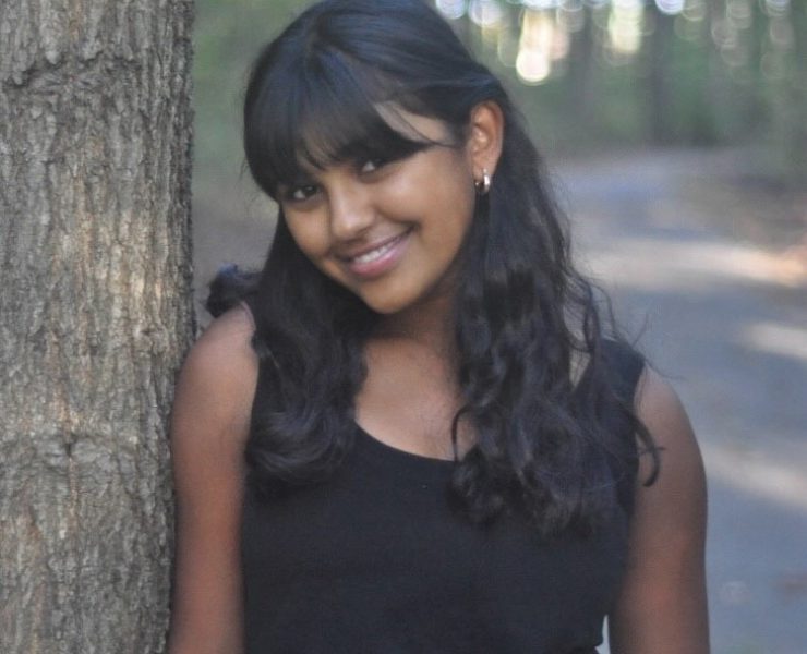 Portrait of a smiling student