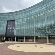 Exterior photograph of the Wharton Center for Performing Arts