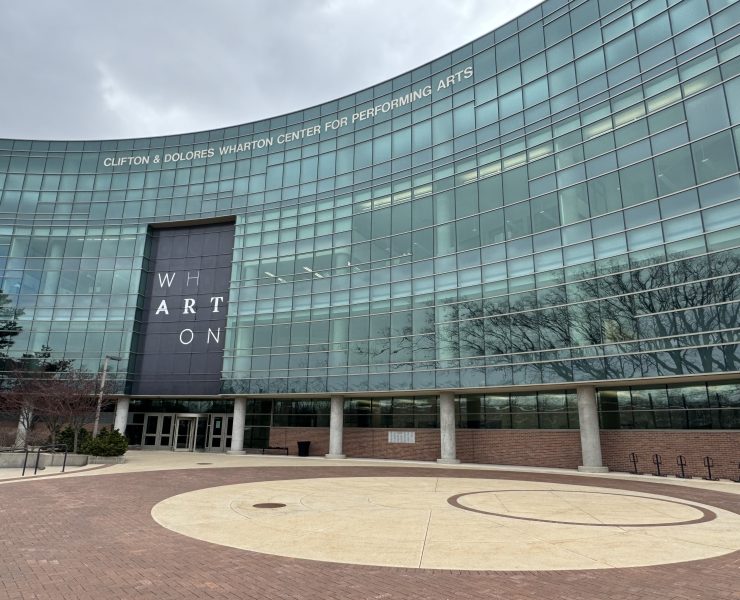 Exterior photograph of the Wharton Center for Performing Arts