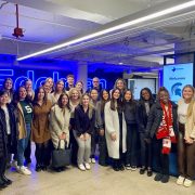 A group of students pose for photograph