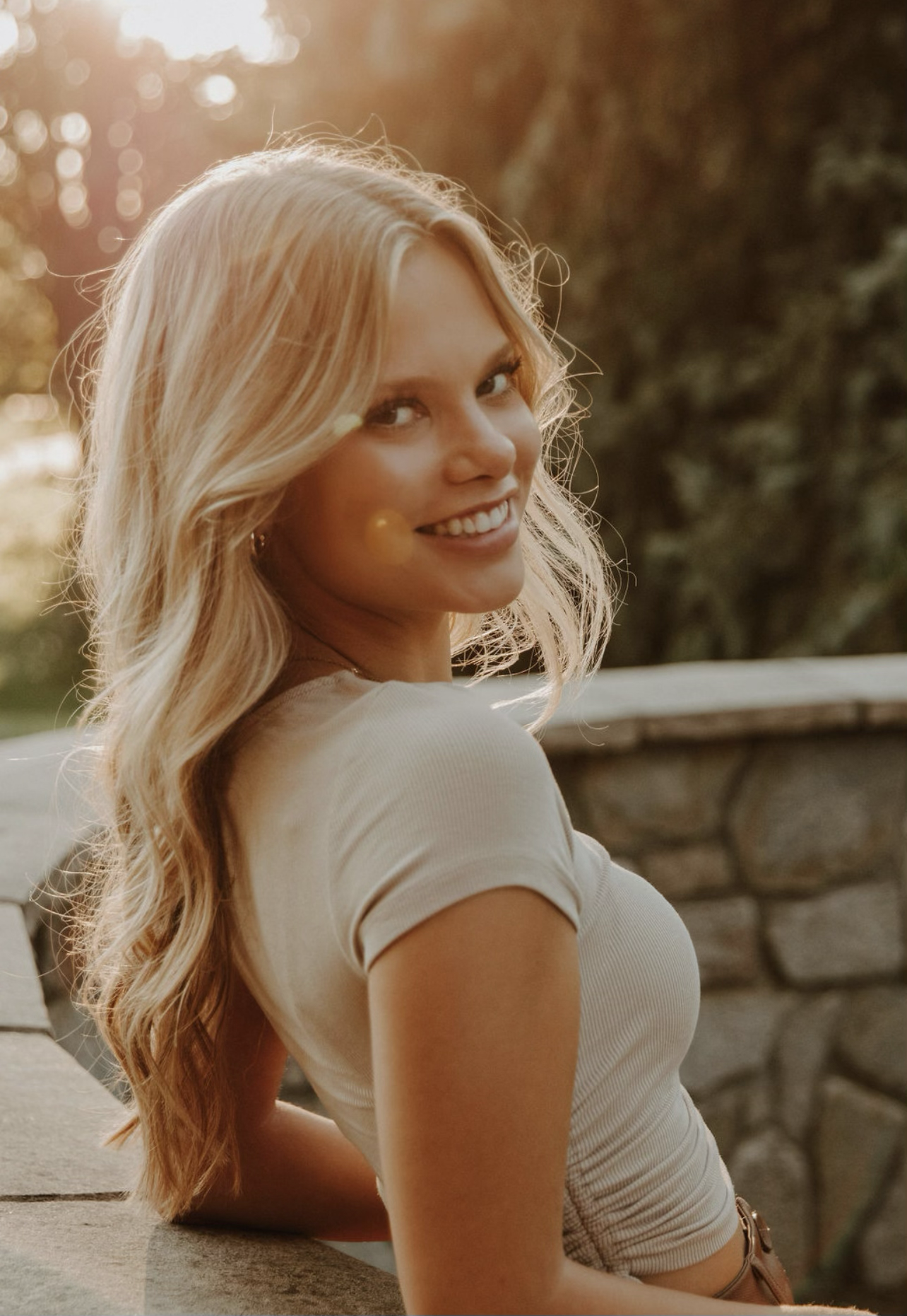 Portrait of a person smiling