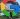 A person poses on a "G" from the google logo