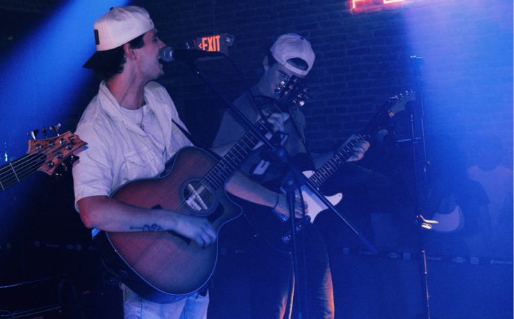 A music group performing